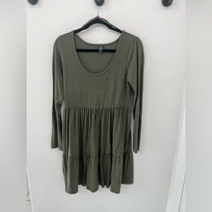 Wild Fable Long Sleeve Babydoll Dress Medium